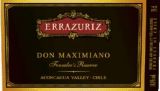Vina Errazuriz: Don Maximiano  (.75l) 2019 - 95,00 rot